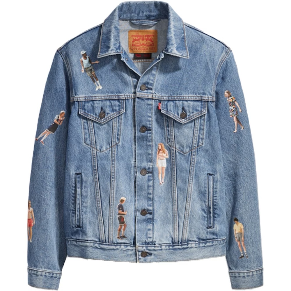 Levi stranger things denim jacket